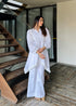 All White Summer Pakistani Kurta Set